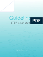 STEP travel grants guidelines