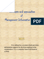 Concepts and Approaches of Management Information Systems
