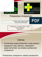 Referat Perdarahan Antepartum April 2016