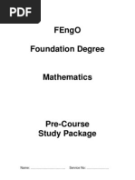 Maths Package FD