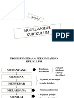 1 Model Kurikulum