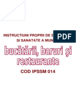 Instructiuni Bucatarie