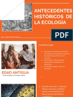 Antecedentes de La Ecologia