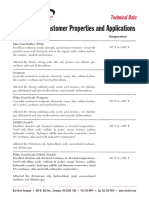 Check Valve Elastomer Properties and Applications: Technical Data