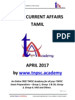 APRIL - TNPSC Current Affairs in Tamil - 2017 - Www.tnpsc.academy