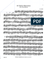 25 Ejercicios Diarios para Saxofón H Klose PDF