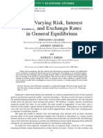 Time-Varying Risk, Interest Rates, and Exchange Rates in General Equilibrium