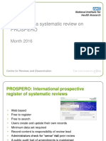 Registering A Systematic Review On PROSPERO Feb 2016