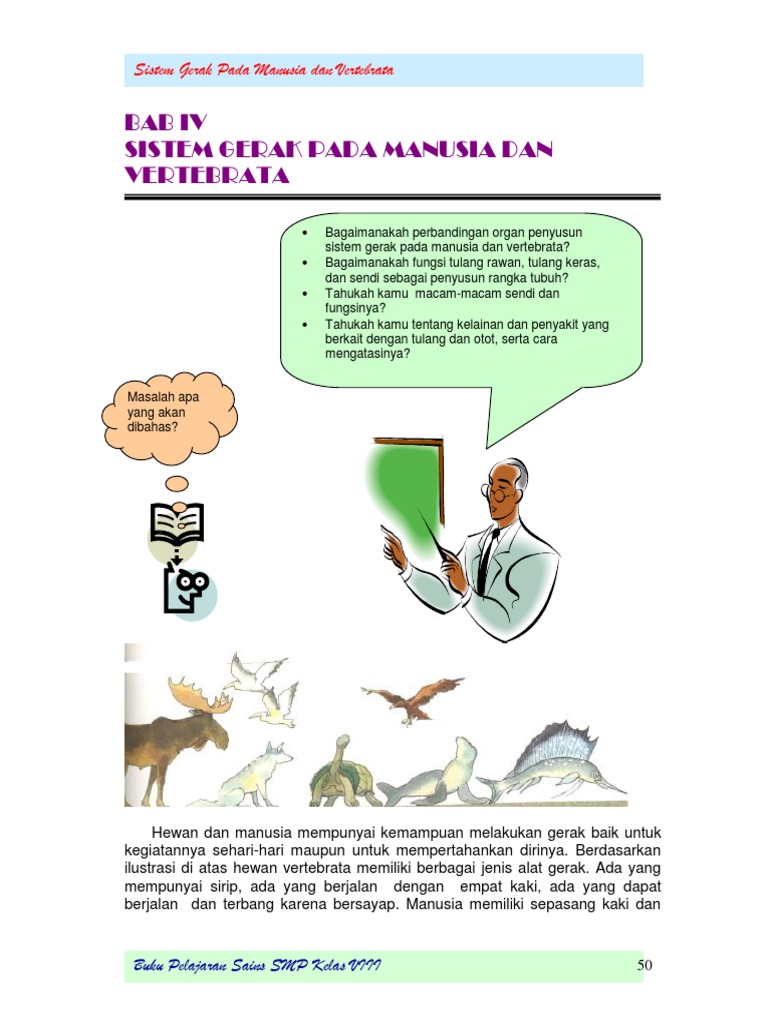 100+ Gambar Organ Gerak Pada Hewan Vertebrata Terbaik