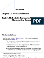 Topic401 (Mechanical Waves - Mathematical Description - Energy of Mechanical Waves)