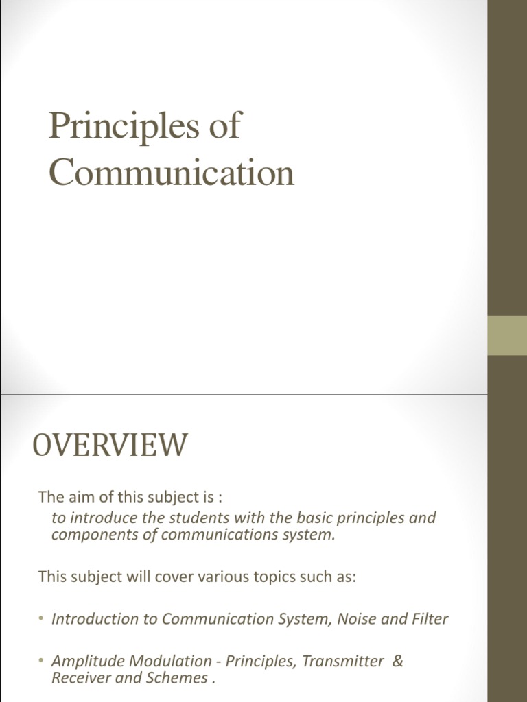 Chapter 1 Introduction To Electronic Communication | PDF | Modulation ...