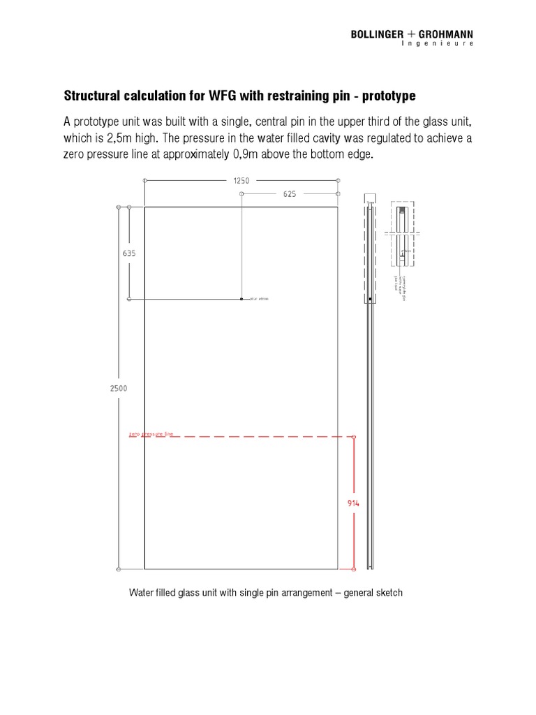 Structural Calculation For WFG With Restraining Pin - Prototype | PDF ...
