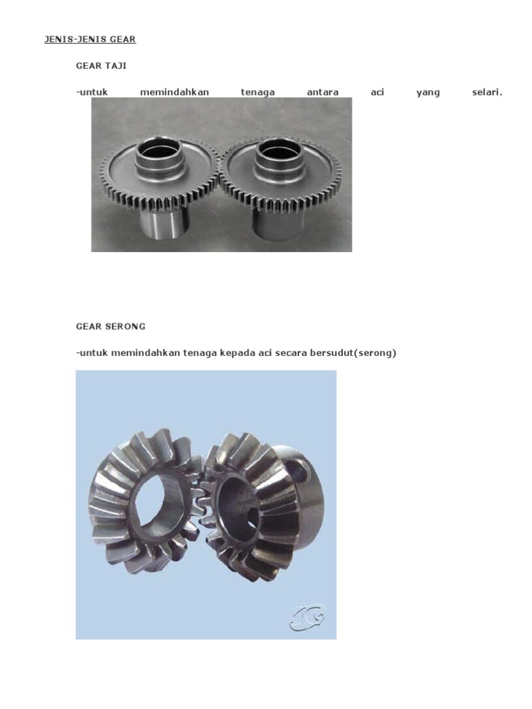 Jenis Gear Pdf