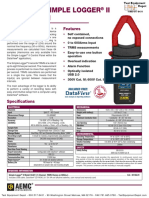 Clamp-On Simple Logger II Model CL601