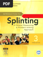 Brenda M. Coppard, Helene Lohman Introduction To Splinting A Clinical Reasoning and Problem-Solving Approach