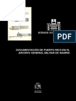 Documentacion de Puerto Rico en El Archivo General de Madrid (2002)