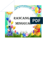 Rancangan Mingguan Moral