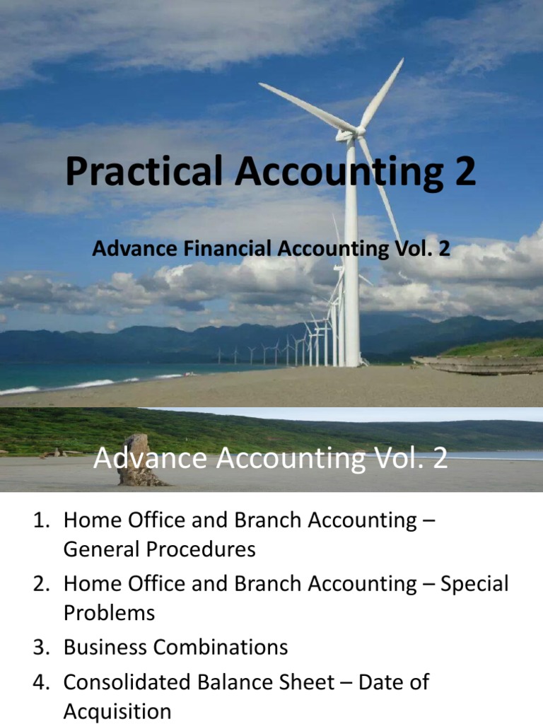 Practical Accounting 2: Advance Financial Accounting Vol. 2 | PDF ...