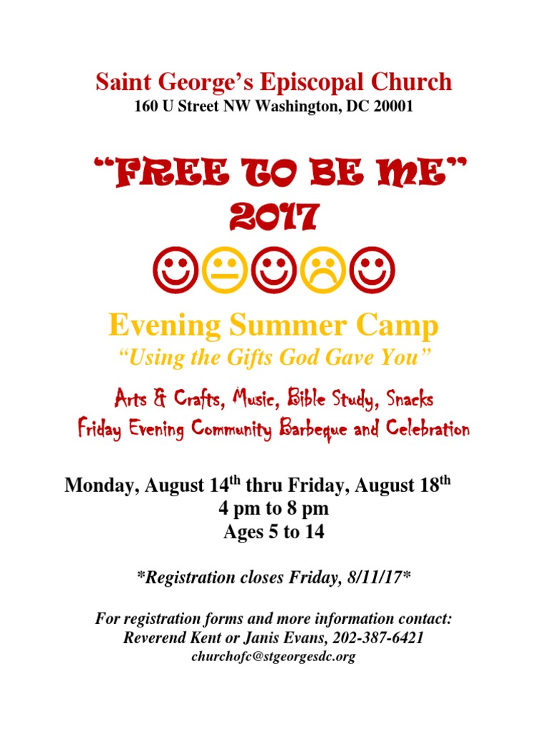 ST George's Free To Be Me 2017 Flyer | PDF