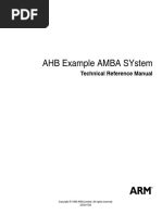 Ahb Example Amba System: Technical Reference Manual