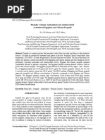 Phenolic Content, Antioxidant and Antimicrobial Activities of Egyptian and Chinese Propolis