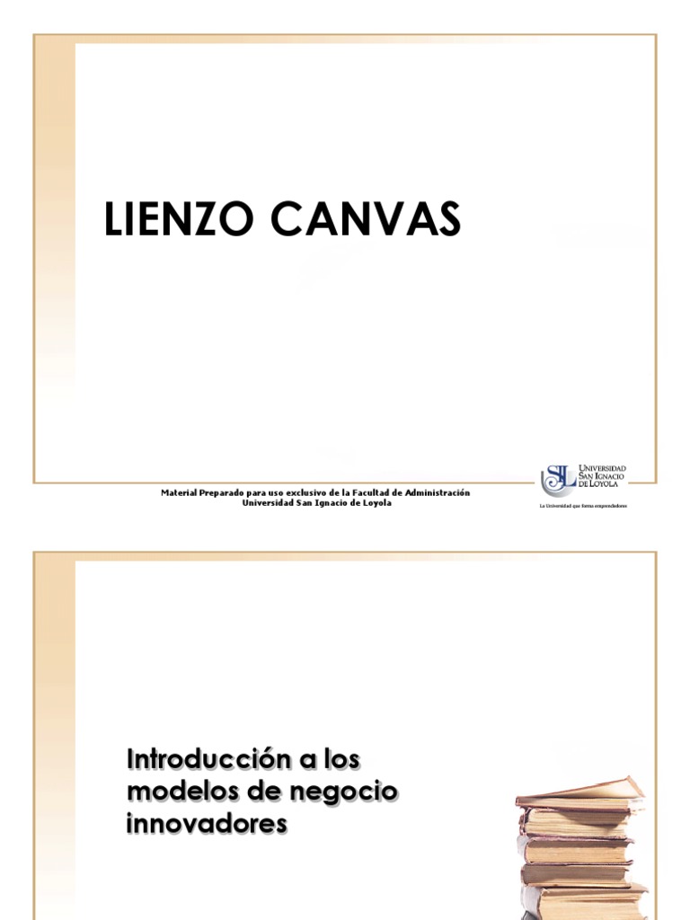 LIENZO CANVAS Osterwalder | PDF | Modelo de negocio | Iniciativa ...