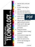 technologyuseclassroomexpectationsrules11x17posters