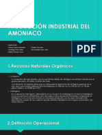 Producción Industrial Del Amoniaco