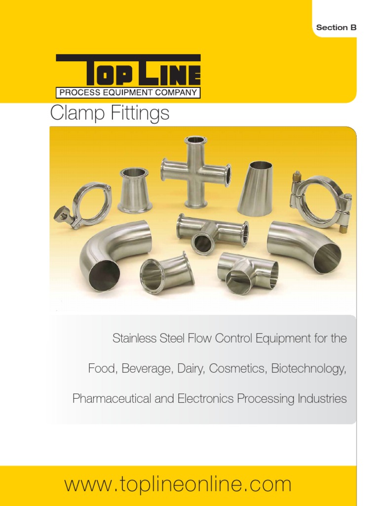 Precision Clamp Fittings Catalog | PDF | Pipe (Fluid Conveyance ...