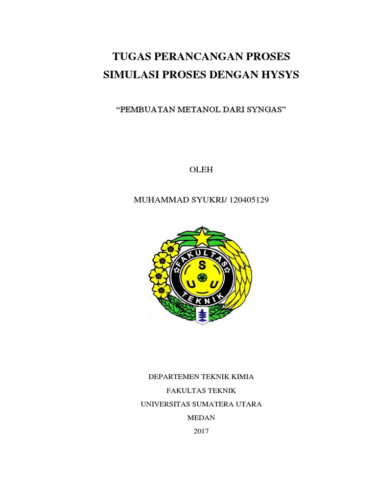 OPTIMASI PROSES PEMBUATAN METANOL | PDF