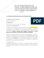 Analisis de Investigacion de Mercado Para La Implementacion de Una Notaria Ubicado en La Pampa Inalambrica