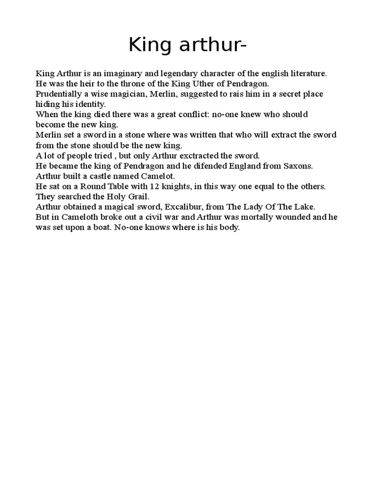 Arthur | PDF
