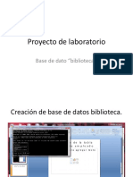 Proyecto Laboratorio Base de Datos