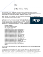 Building The Hierarchy Bridge Table