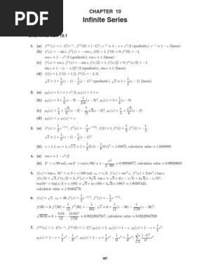 Sm Ch10 Pdf Fonction Monotone Sequence