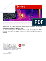 Detección de Fallas Internas en Transformadores en Aceite Utilizando Termografía infrarroja-ITC PDF