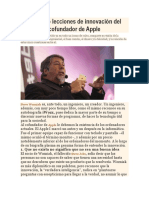 Las Ocho Lecciones de Innovación Del Cofundador de Apple