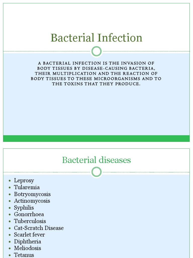 Bacterial Infections of Oral Cavity | PDF | Infection | Tuberculosis