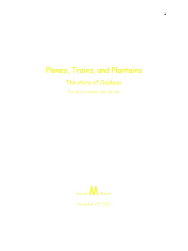 Plantains PDF Oedipus Mythology Of Central Greece
