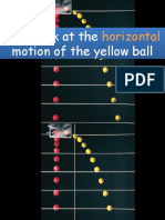 Let's Look at The Motion of The Yellow Ball