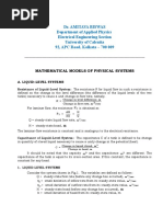 Mathematical Models of Physical Systems