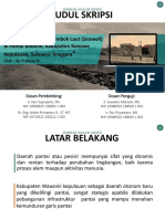 Seminar Proposal - Studi Perencanaan Tembok Laut (Seawall) Di Pantai Bobolio, Kabupaten Konawe Kepulauan, Provinsi Sulawesi Tenggara