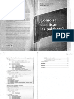Cómo Se Clasifican Las Palabras - Giammateo-Albano PDF