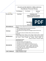 SOP Pemeliharaan Ultrasound Therapy