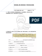 Examen Mensual de Ciencia y Tecnologia