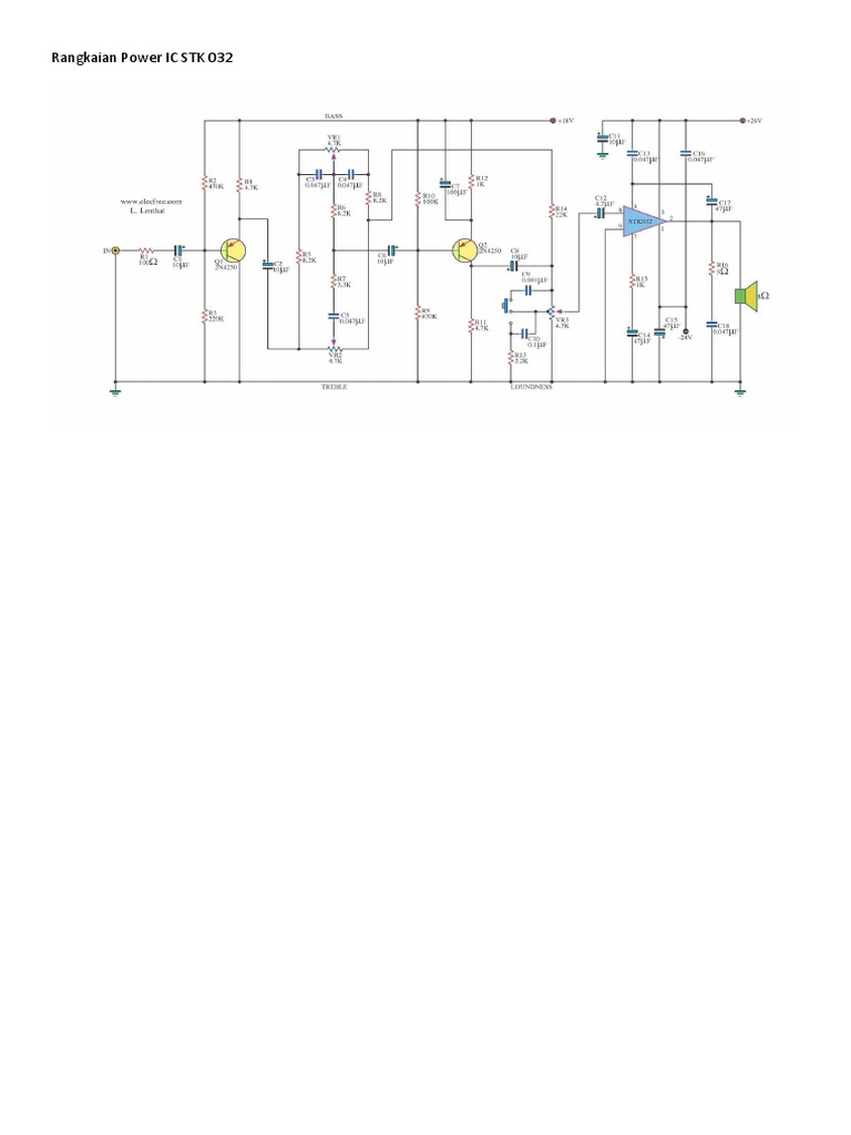 Rangkaian Power IC STK 032 PDF