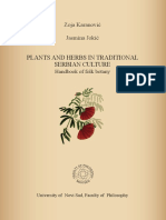 Zoja Karanovic & Jasmina Jokic - Plants and Herbs in Traditional Serbian Folk Culture I PDF