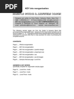 Reorganisation Guide Samples 3