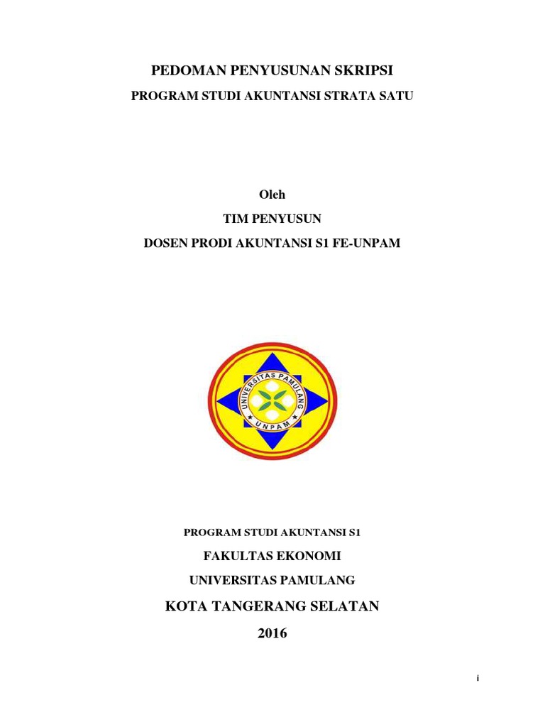 Pedoman Skripsi 2016 Gabung 1