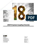 ANSYS System Coupling Tutorials 181